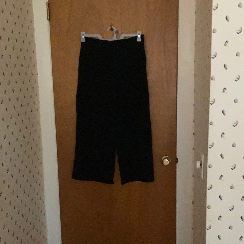 Black stretch pants